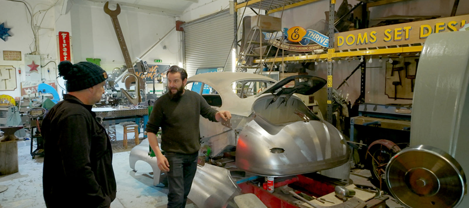 Trip to see TV's Dom Chinea