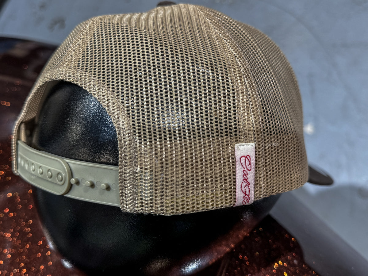 Type 2 Detectives Trucker Cap Brown and Tan