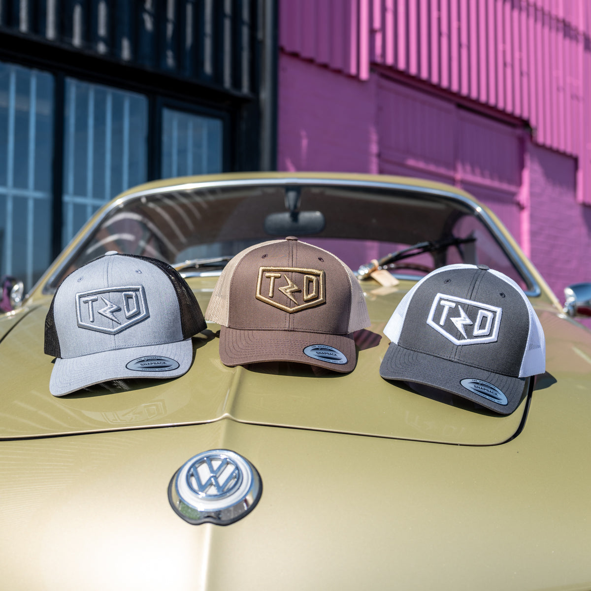 Type 2 Detectives lightning bolt cap in 3 colours! Summer 2026 edition!