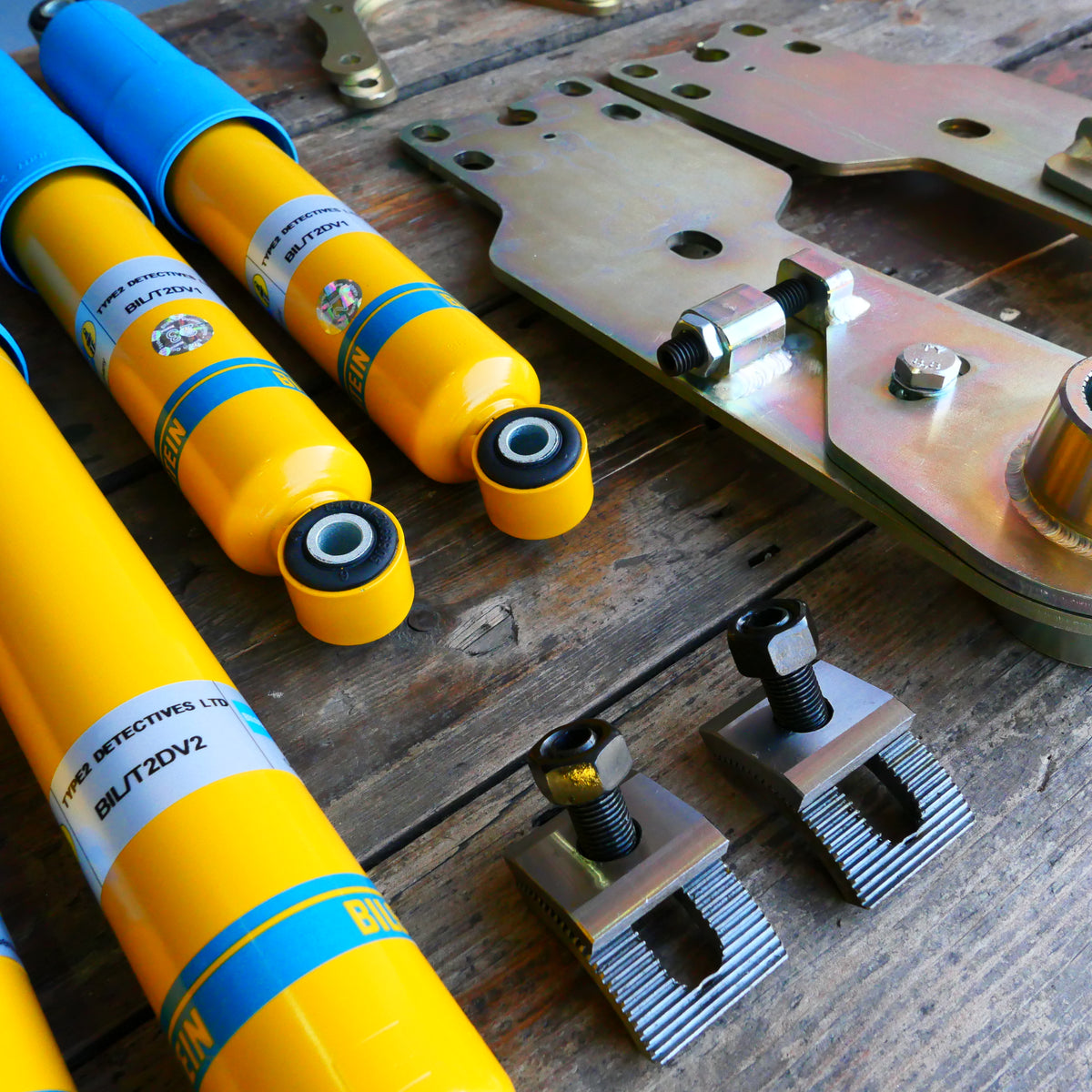 SPECIAL OFFER Bilstein Front and Rear Shock Absorbers and Beam Adjuster and Adjustable Rear Spring plates (Bay Window)